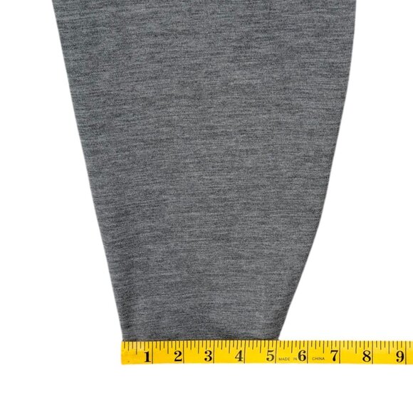 Nike Dri Fit Crop Leggings Womens Light Grey Stretch Pull On Athletic Pant Sz 2X - Picture 9 of 9